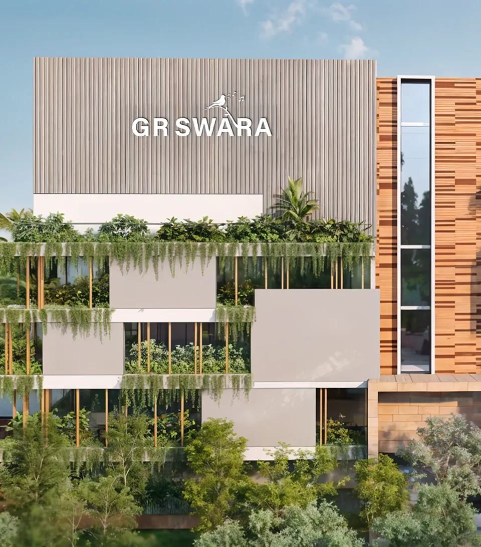 GR Swara clubhouse facade, artist's impression