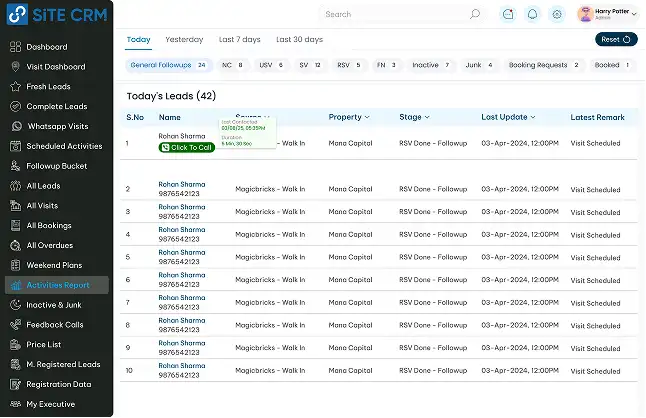 One-Tap Lead Actions